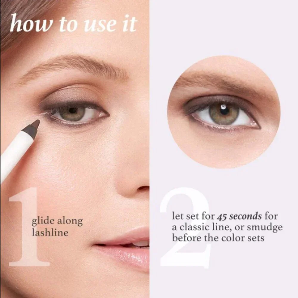 🔥3/$30 NIB Julep When Pencil Met Gel All-Day Eyeliner Silver Shimmer